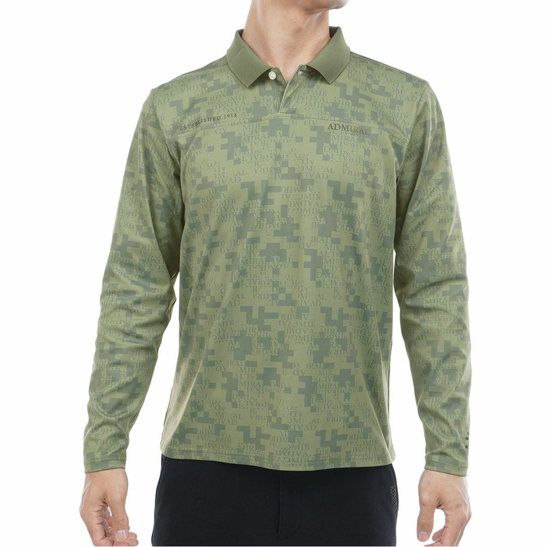 30％OFF】[アドミラル ゴルフ]メンズ モザイクカモフラージュ裏起毛