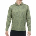 アドミラル ゴルフ Admiral GOLF メンズ メンズ モザイクカモフラージュ裏起毛 長袖ポロシャツ ADMA580 詳細13