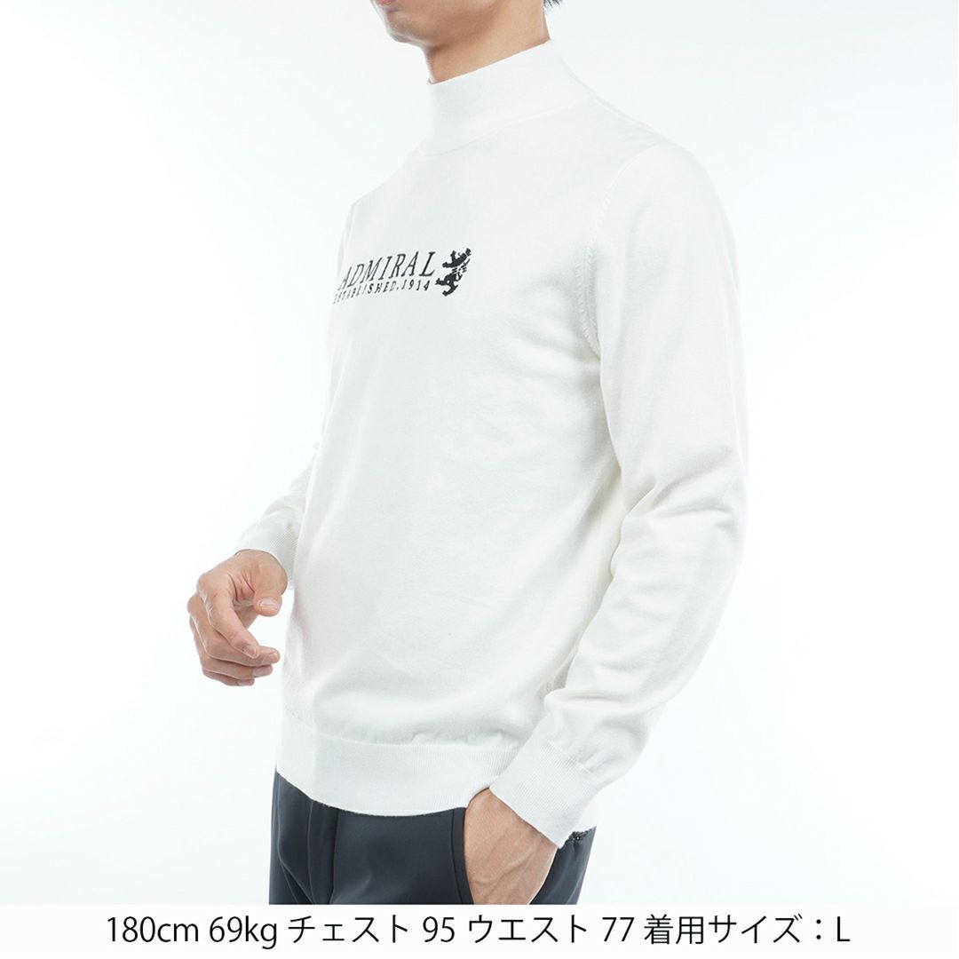 30％OFF】[アドミラル ゴルフ]メンズ ホカタッチ ハイネックセーター