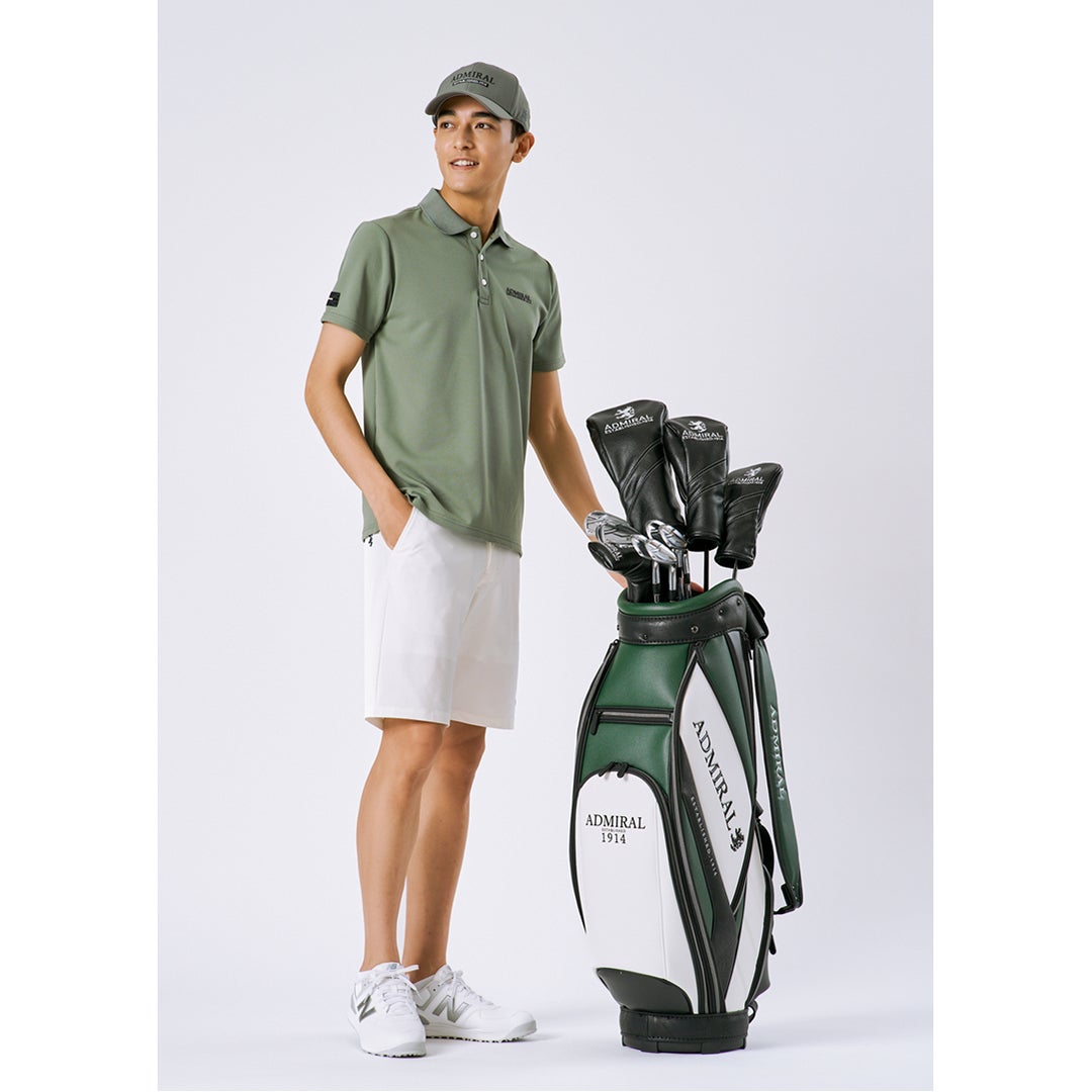 アドミラル ゴルフ Admiral GOLF メンズ レディース ユニセックス キャップ トラディショナル ADMB5B06 ダークグリーンモデル着用2