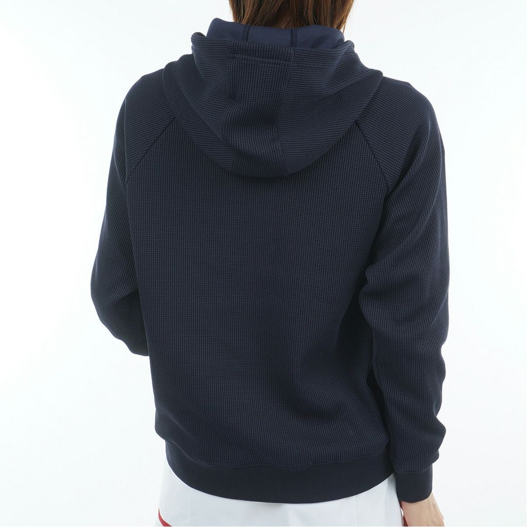 トミー ヒルフィガー ゴルフ Tommy Hilfiger Golf レディース レディース フロントロゴ ワッフルスウェットフーディー THLA550 詳細6