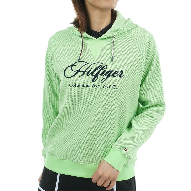 トミー ヒルフィガー ゴルフ Tommy Hilfiger Golf レディース レディース フロントロゴ ワッフルスウェットフーディー THLA550 詳細7