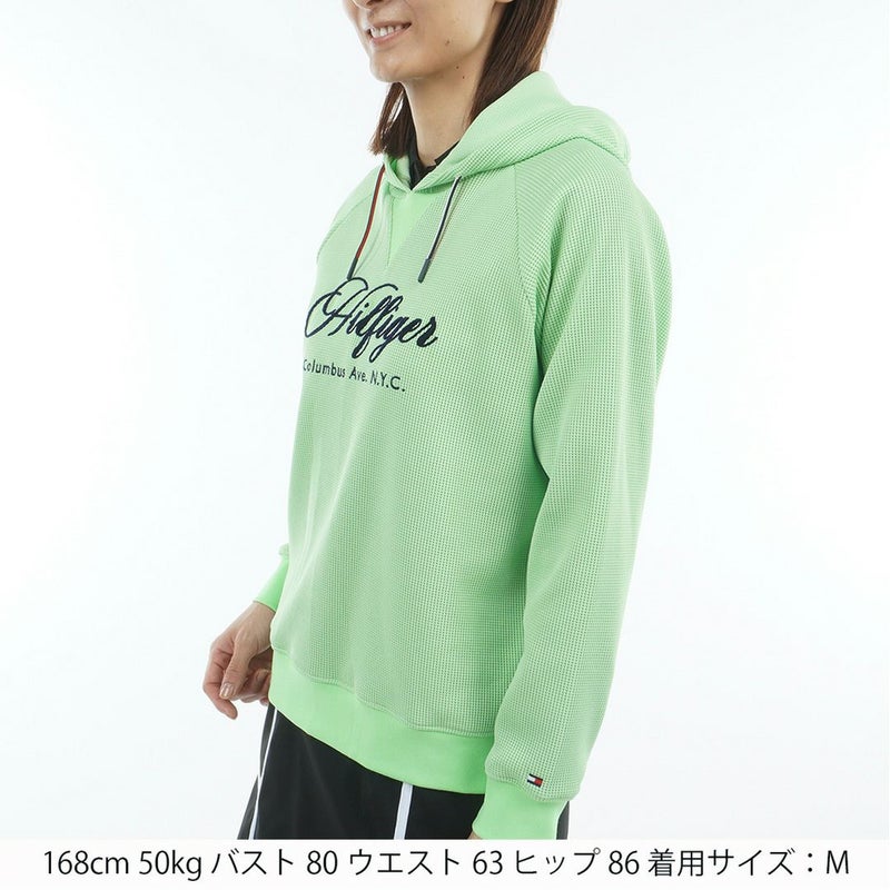 トミー ヒルフィガー ゴルフ Tommy Hilfiger Golf レディース レディース フロントロゴ ワッフルスウェットフーディー THLA550 詳細8