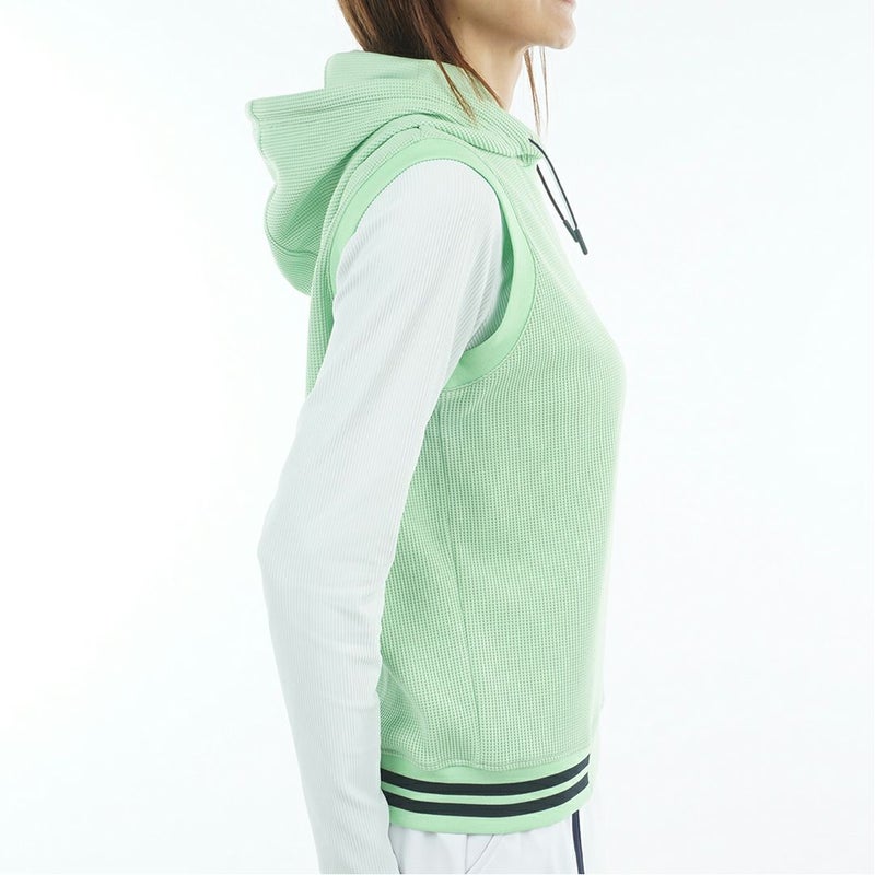 トミー ヒルフィガー ゴルフ Tommy Hilfiger Golf レディース レディース ワッフル スウェットフーディーベスト THLA551 詳細11