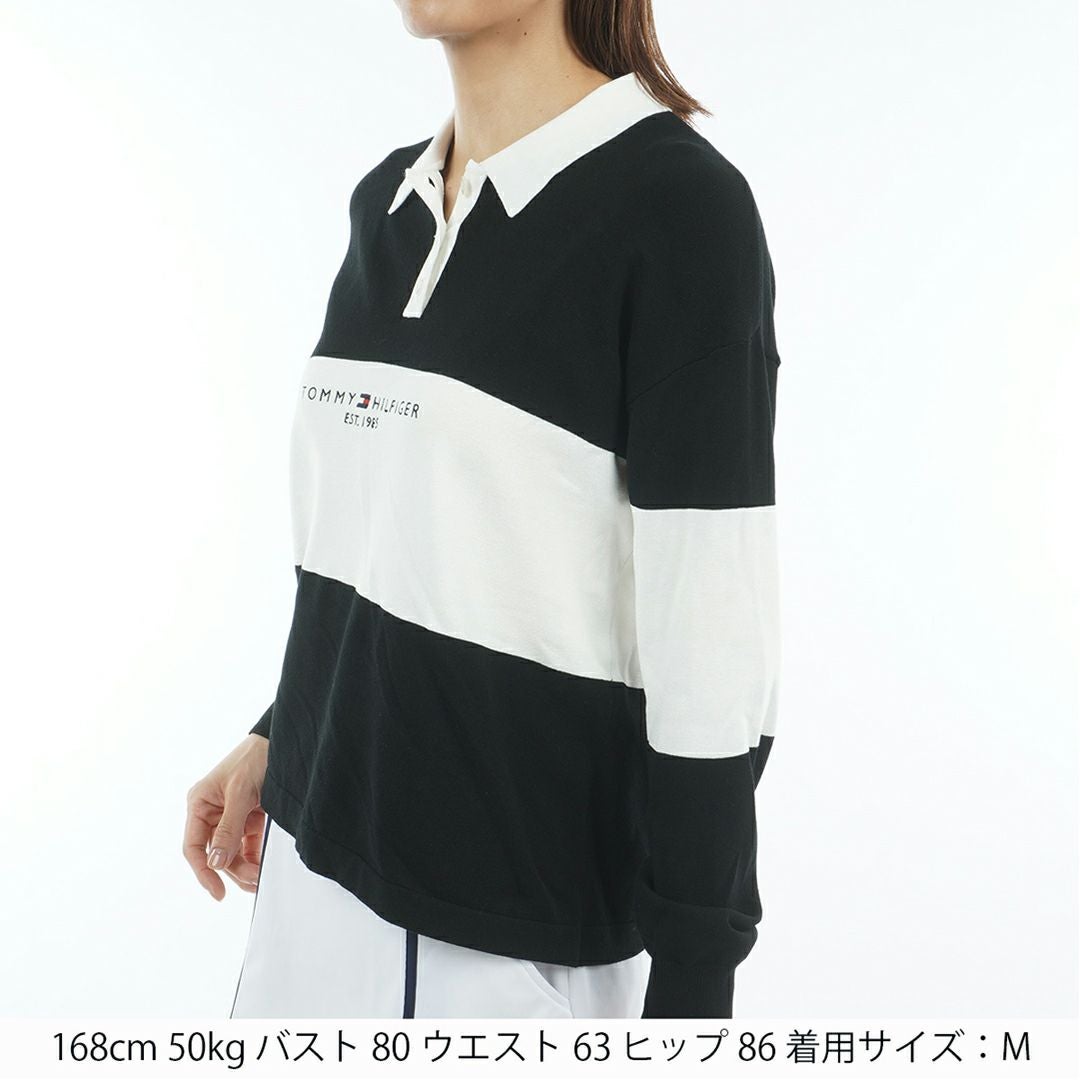 30％OFF】[トミーヒルフィガー]レディース ラガー長袖 ニットシャツ