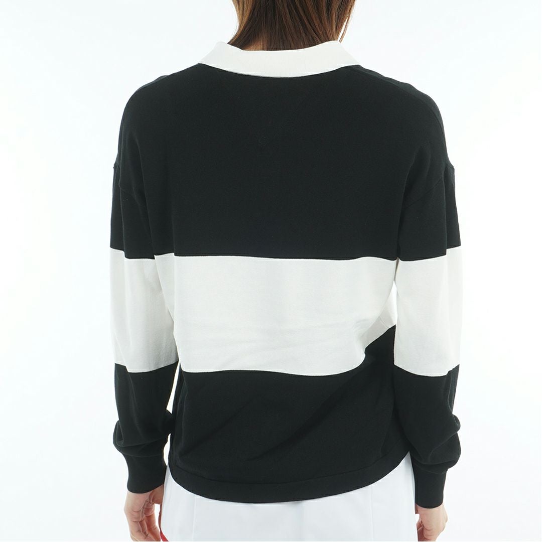 トミー ヒルフィガー ゴルフ Tommy Hilfiger Golf レディース レディース ラガー長袖 ニットシャツ THLA553 詳細3