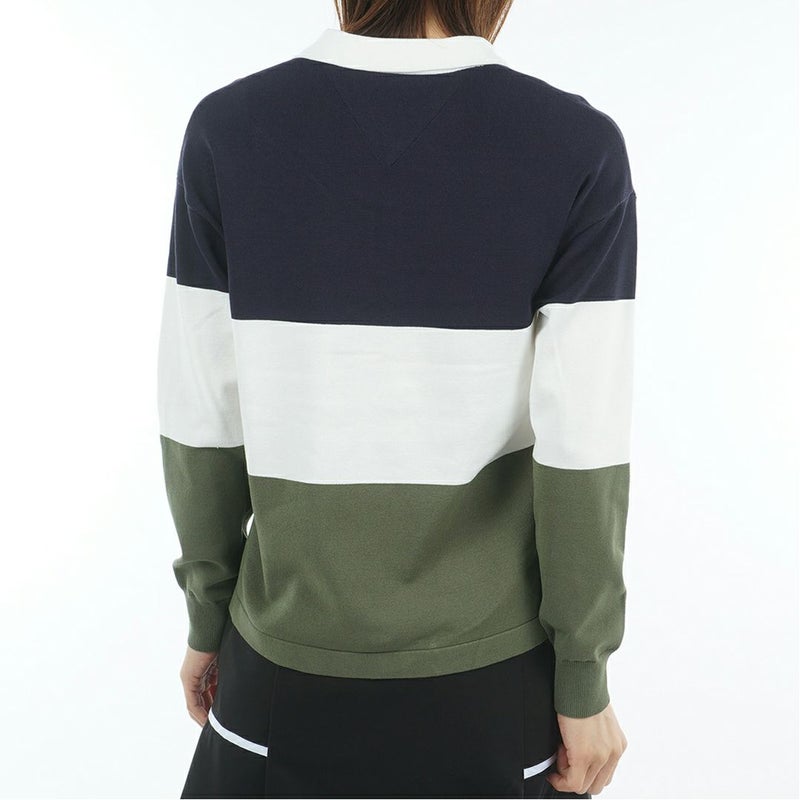 トミー ヒルフィガー ゴルフ Tommy Hilfiger Golf レディース レディース ラガー長袖 ニットシャツ THLA553 詳細6