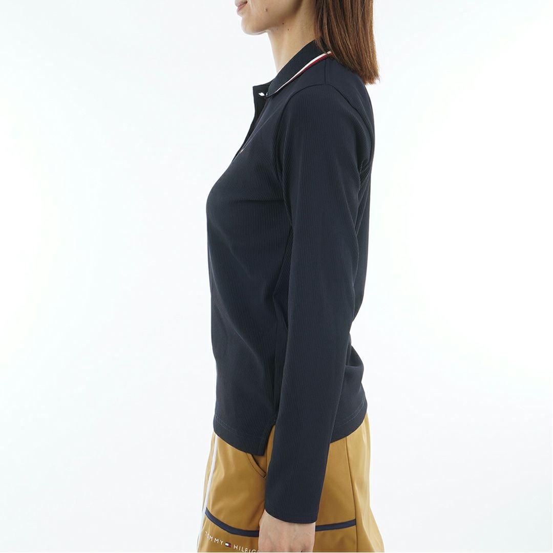 トミー ヒルフィガー ゴルフ Tommy Hilfiger Golf レディース レディース ハイテンション 長袖ポロシャツ THLA555 詳細9
