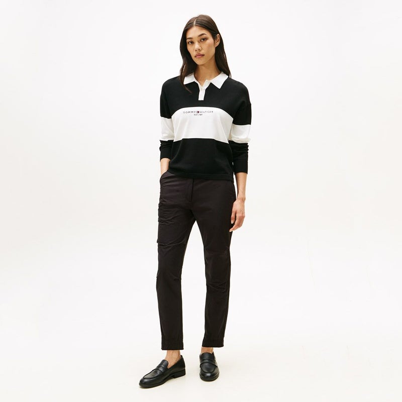 トミー ヒルフィガー ゴルフ Tommy Hilfiger Golf レディース レディース 裾ロゴゴム ロングパンツ THLA557 詳細19