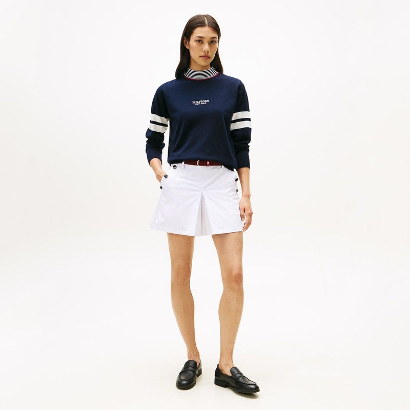 トミー ヒルフィガー ゴルフ Tommy Hilfiger Golf レディース レディース ボックスプリーツ マリンキュロット THLA559 詳細20