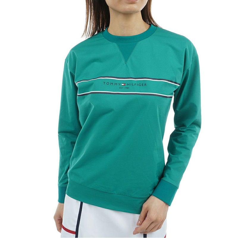 トミー ヒルフィガー ゴルフ Tommy Hilfiger Golf レディース レディース フロントロゴ 長袖スウェットシャツ THLA560 詳細10