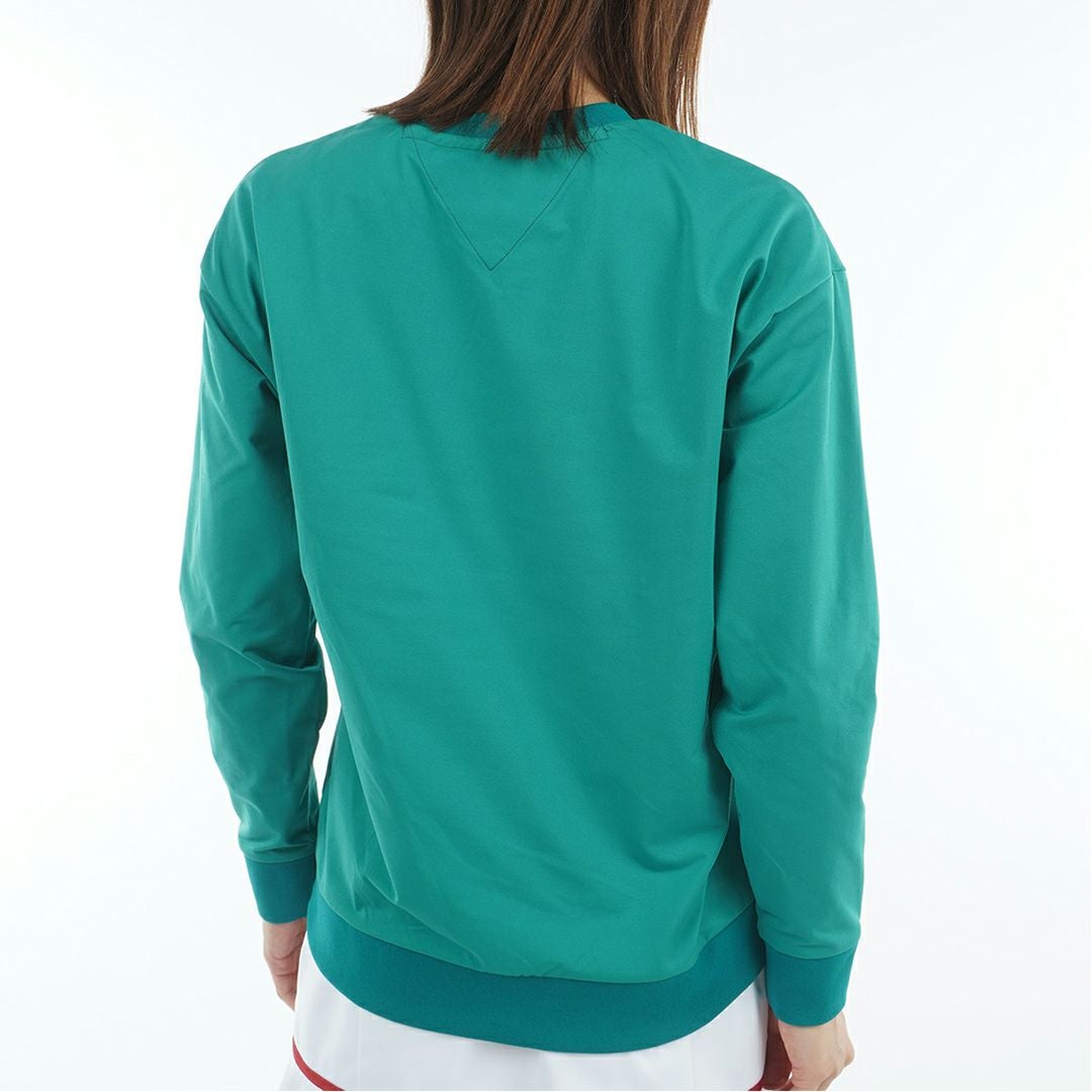 トミー ヒルフィガー ゴルフ Tommy Hilfiger Golf レディース レディース フロントロゴ 長袖スウェットシャツ THLA560 詳細13