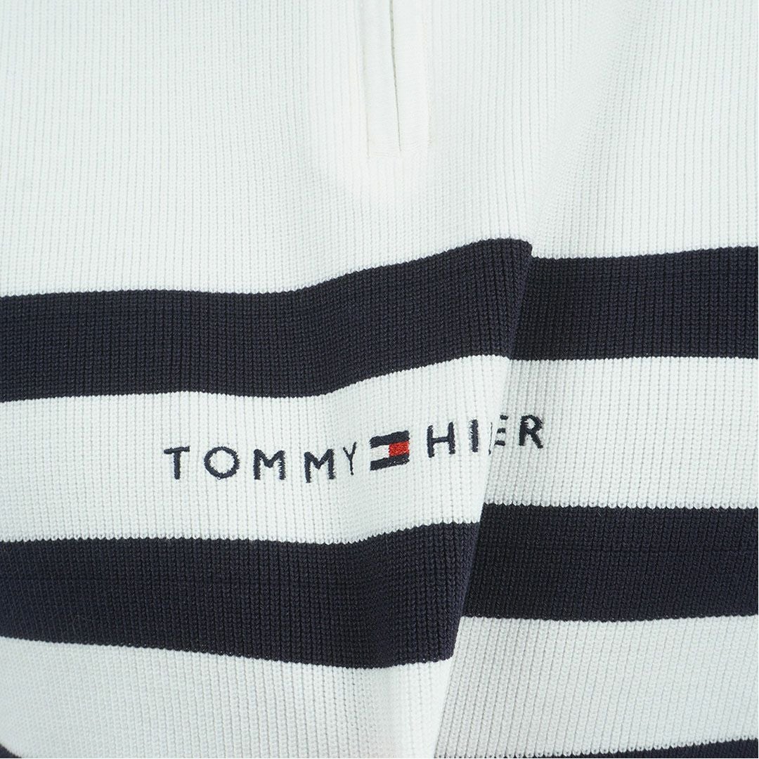 トミー ヒルフィガー ゴルフ Tommy Hilfiger Golf レディース レディース フロントロゴ ハイネック ノースリーブニット THLA561 詳細9