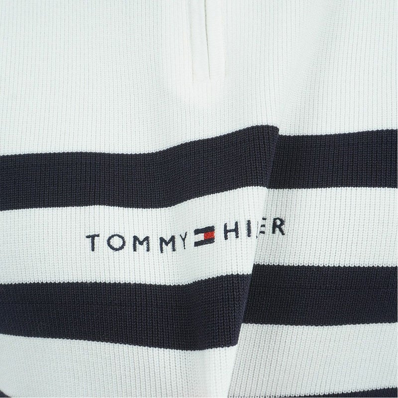 トミー ヒルフィガー ゴルフ Tommy Hilfiger Golf レディース レディース フロントロゴ ハイネック ノースリーブニット THLA561 詳細9