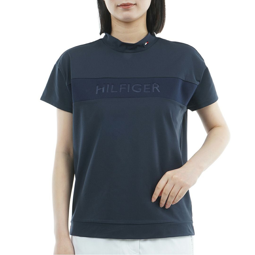 40％OFF】[トミーヒルフィガー]レディース エンボスロゴ 半袖モック