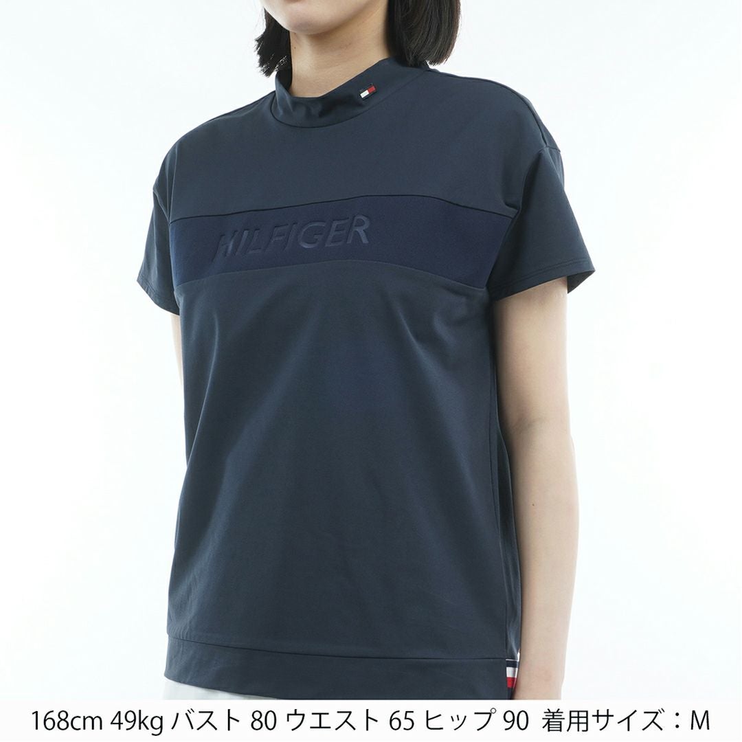 40％OFF】[トミーヒルフィガー]レディース エンボスロゴ 半袖モック