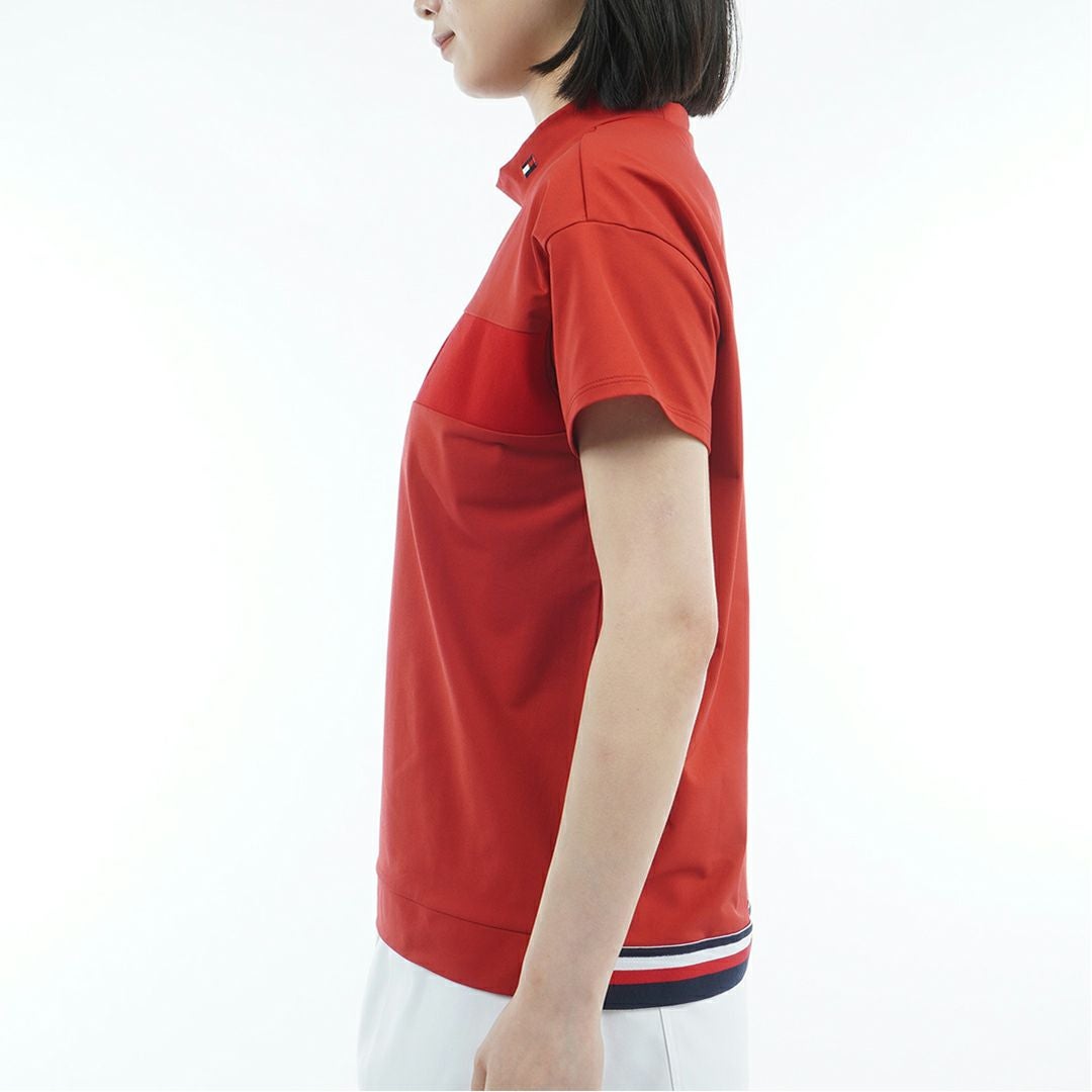 40％OFF】[トミーヒルフィガー]レディース エンボスロゴ 半袖モック