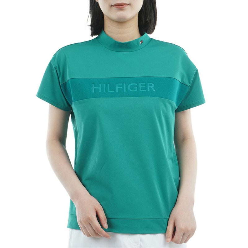 トミー ヒルフィガー ゴルフ Tommy Hilfiger Golf レディース レディース エンボスロゴ 半袖モックネックシャツ THLA562 詳細16