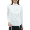 トミー ヒルフィガー ゴルフ Tommy Hilfiger Golf レディース レディース ベア天 長袖モックネックシャツ THLA563 詳細1