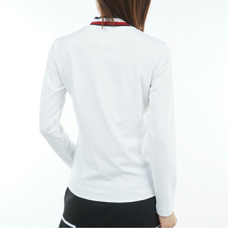 トミー ヒルフィガー ゴルフ Tommy Hilfiger Golf レディース レディース ベア天 長袖モックネックシャツ THLA563 詳細3