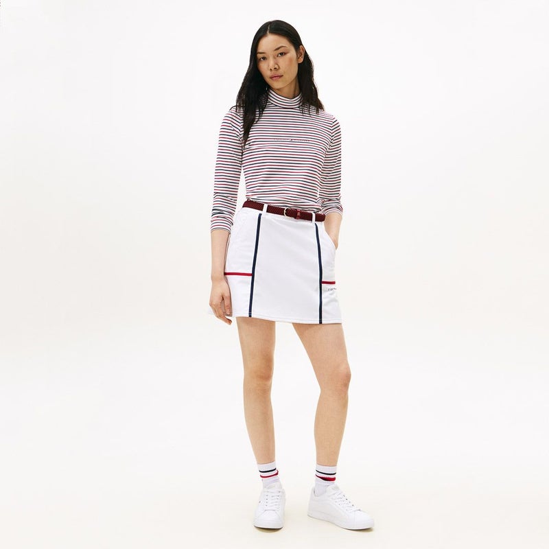 トミー ヒルフィガー ゴルフ Tommy Hilfiger Golf レディース レディース ベア天 長袖モックネックシャツ THLA563 詳細27