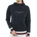 トミー ヒルフィガー ゴルフ Tommy Hilfiger Golf レディース レディース フロントロゴ フーディーニット THLA564 詳細4