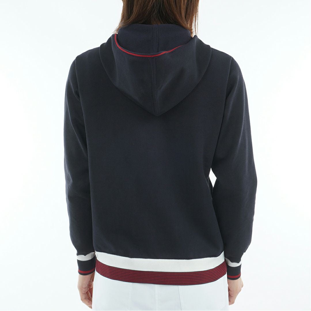 トミー ヒルフィガー ゴルフ Tommy Hilfiger Golf レディース レディース フロントロゴ フーディーニット THLA564 詳細6