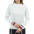 トミー ヒルフィガー ゴルフ Tommy Hilfiger Golf レディース レディース ドットロゴ クルーネックニット THLA565 詳細1