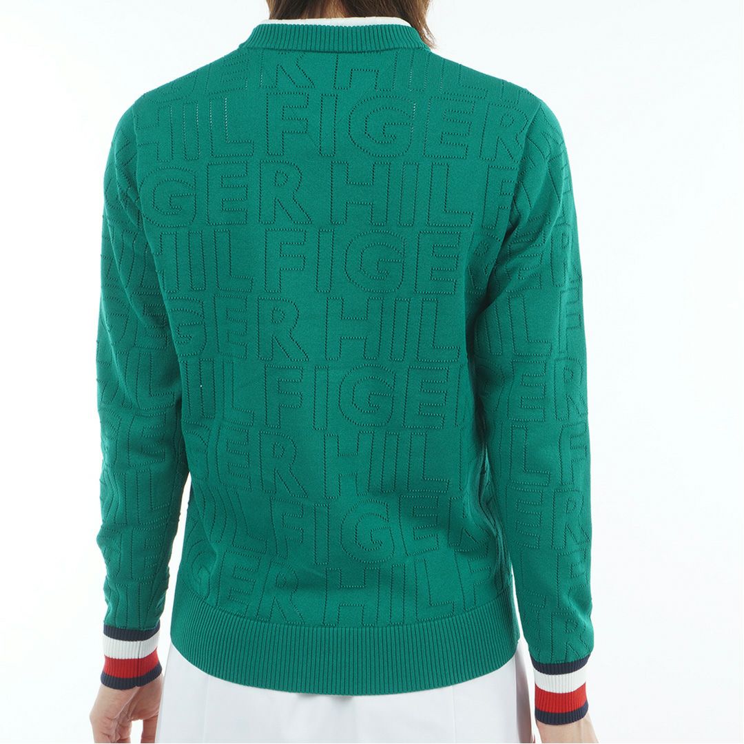 30％OFF】[トミーヒルフィガー]レディース ドットロゴ クルーネック