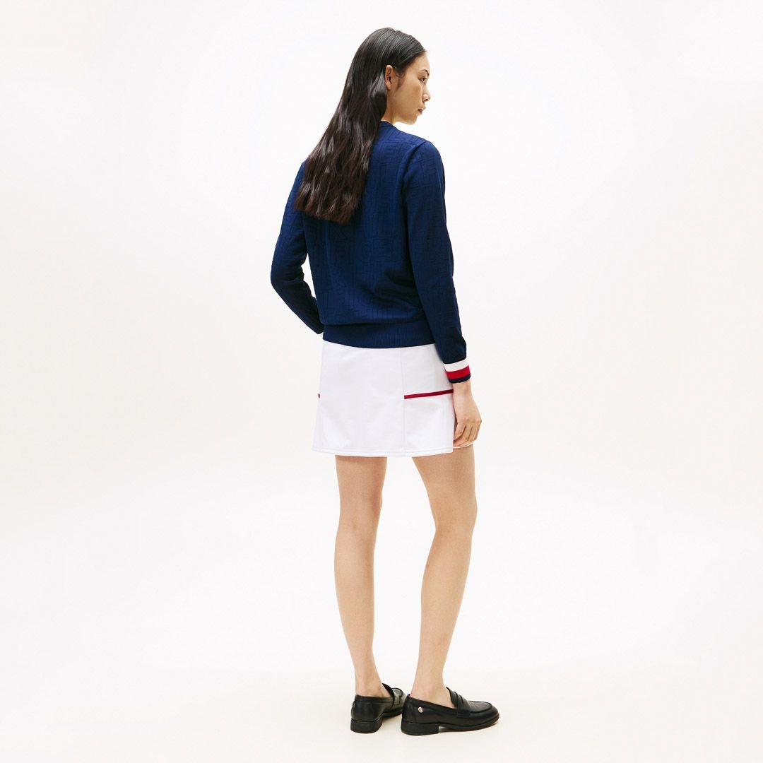 トミー ヒルフィガー ゴルフ Tommy Hilfiger Golf レディース レディース ドットロゴ クルーネックニット THLA565 詳細27