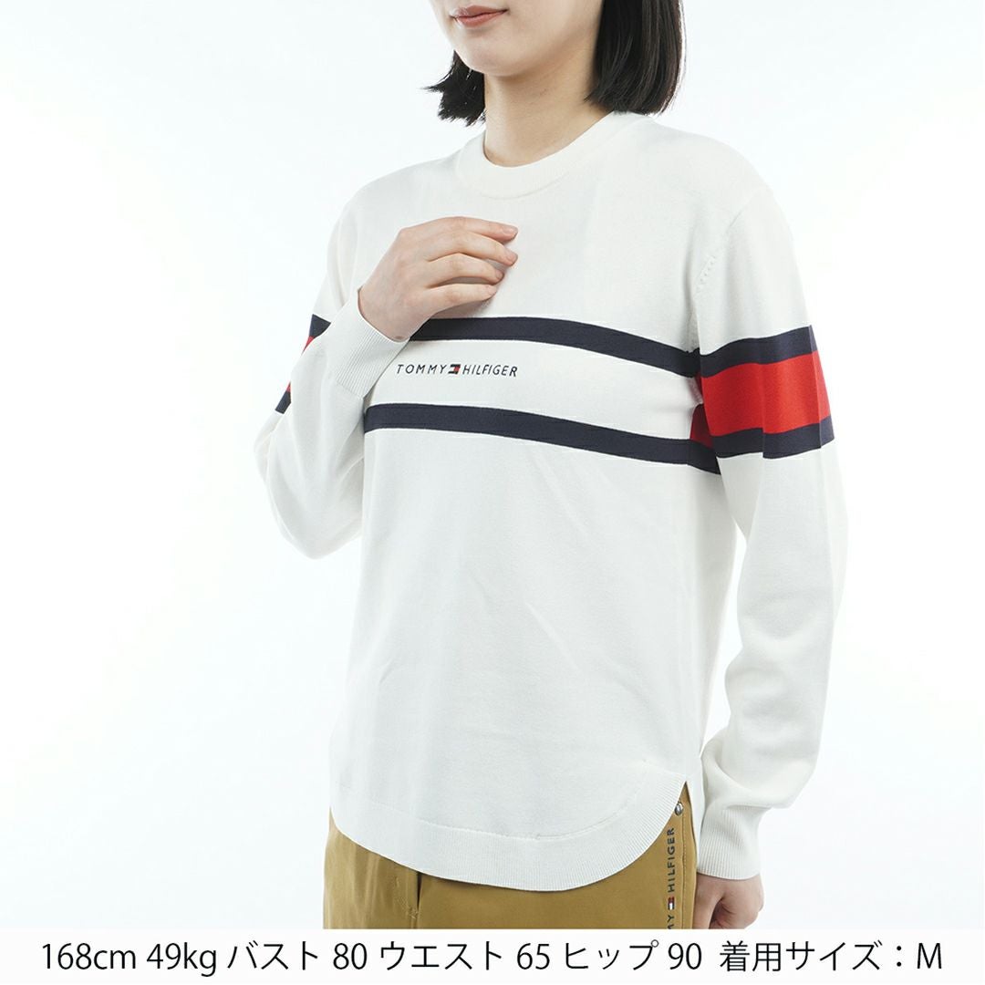 30％OFF】[トミーヒルフィガー]レディース フロントロゴ クルーネック