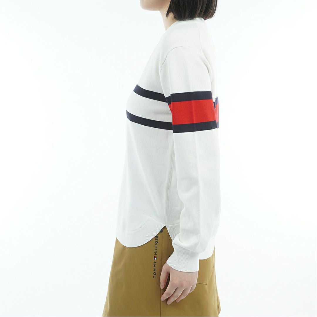 30％OFF】[トミーヒルフィガー]レディース フロントロゴ クルーネック