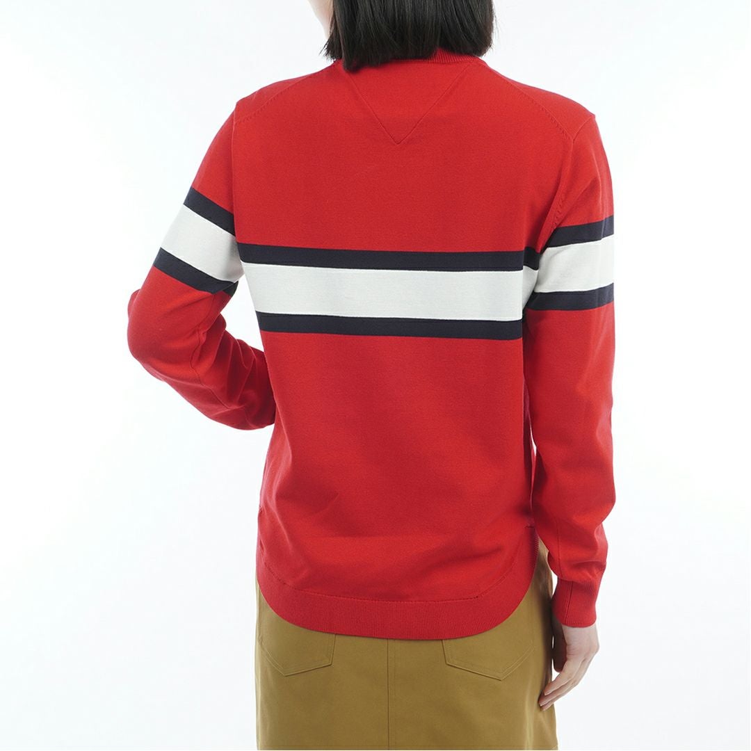 30％OFF】[トミーヒルフィガー]レディース フロントロゴ クルーネック