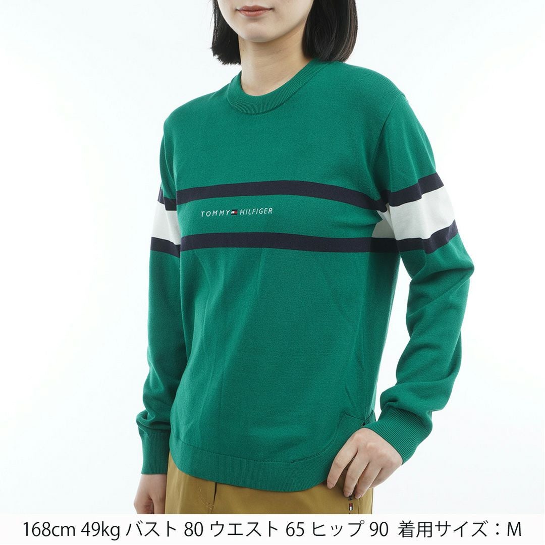 30％OFF】[トミーヒルフィガー]レディース フロントロゴ クルーネック