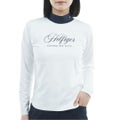 トミー ヒルフィガー ゴルフ Tommy Hilfiger Golf レディース レディース ロゴジャガ-ド 長袖モックネックシャツ THLA570 詳細1