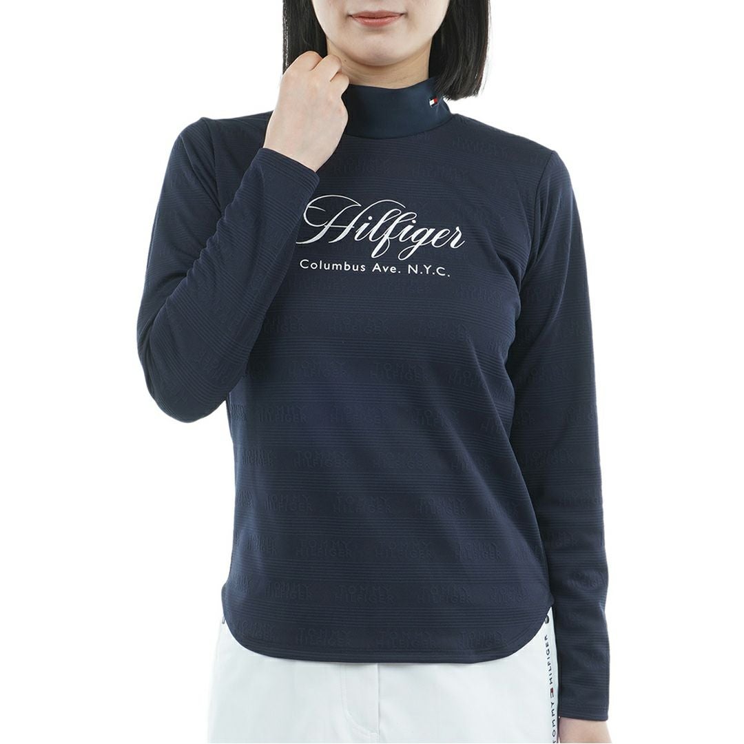 30％OFF】[トミーヒルフィガー]レディース ロゴジャガ-ド 長袖モック