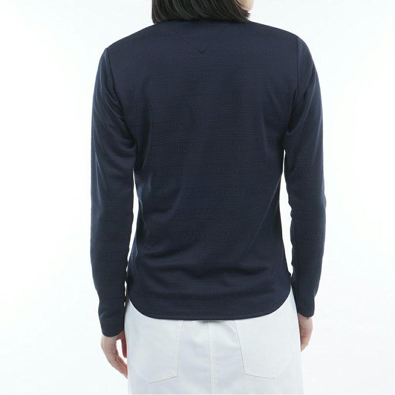 トミー ヒルフィガー ゴルフ Tommy Hilfiger Golf レディース レディース ロゴジャガ-ド 長袖モックネックシャツ THLA570 詳細7