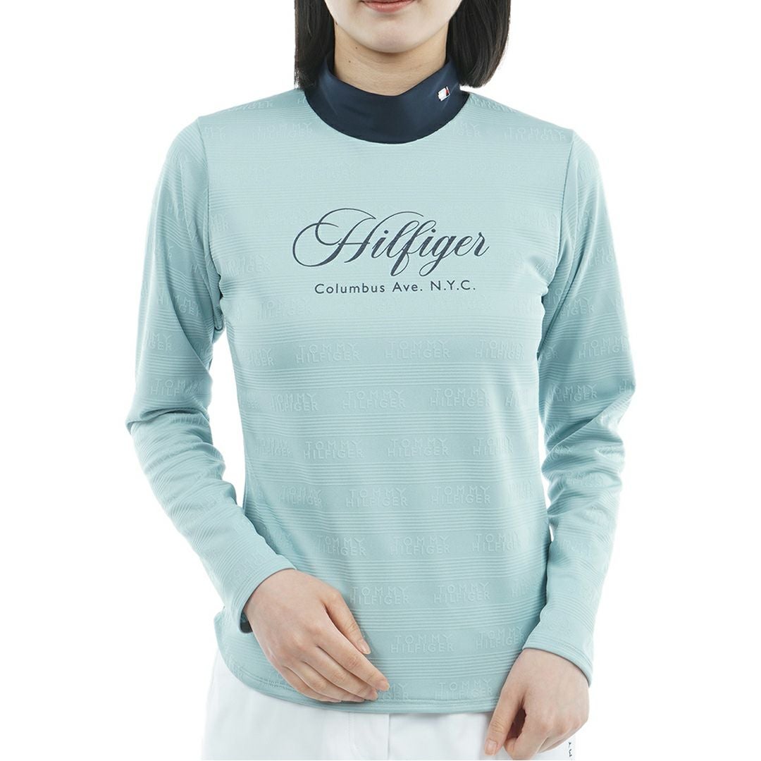 30％OFF】[トミーヒルフィガー]レディース ロゴジャガ-ド 長袖モック