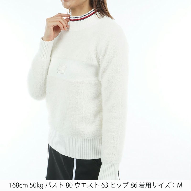 トミー ヒルフィガー ゴルフ Tommy Hilfiger Golf レディース レディース シャギー ハイネックニット THLA572 詳細2