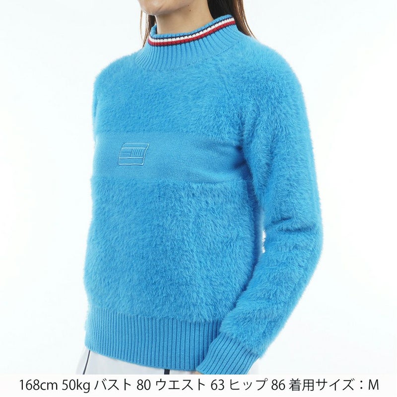 トミー ヒルフィガー ゴルフ Tommy Hilfiger Golf レディース レディース シャギー ハイネックニット THLA572 詳細11