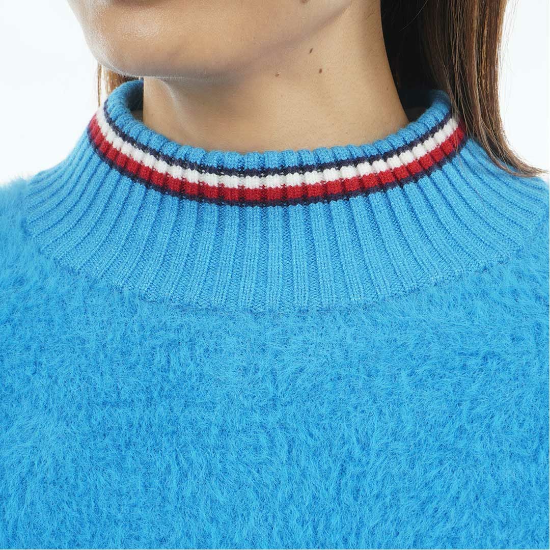 30％OFF】[トミーヒルフィガー]レディース シャギー ハイネックニット