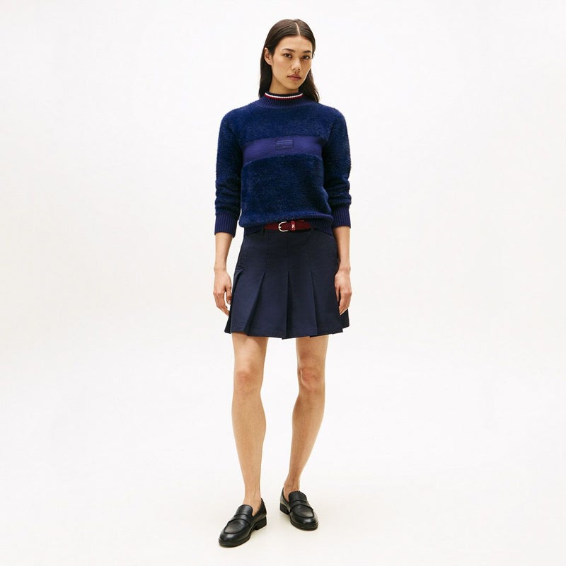 トミー ヒルフィガー ゴルフ Tommy Hilfiger Golf レディース レディース シャギー ハイネックニット THLA572 詳細27