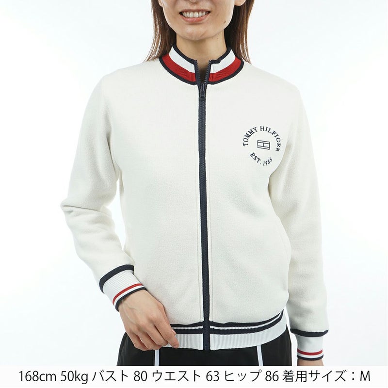 トミー ヒルフィガー ゴルフ Tommy Hilfiger Golf レディース レディース リバーシブル ニットジャケット THLA576 詳細2
