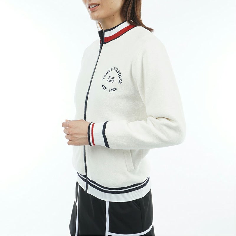 トミー ヒルフィガー ゴルフ Tommy Hilfiger Golf レディース レディース リバーシブル ニットジャケット THLA576 詳細3
