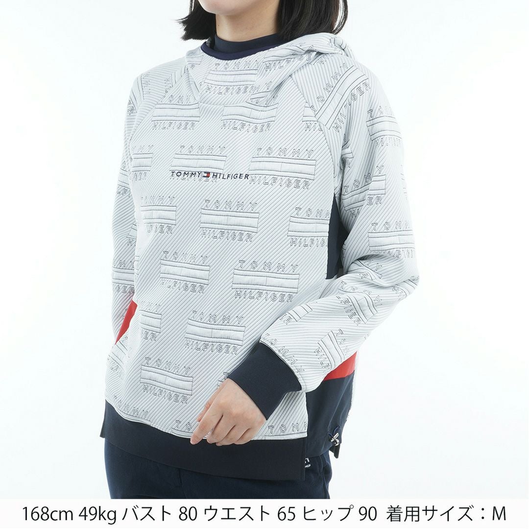 トミー ヒルフィガー ゴルフ Tommy Hilfiger Golf レディース レディース キルトジャガード プルオーバー THLA577 詳細2