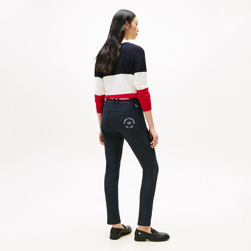 トミー ヒルフィガー ゴルフ Tommy Hilfiger Golf レディース レディース 裏フリ-ス ロングパンツ THLA580 詳細20