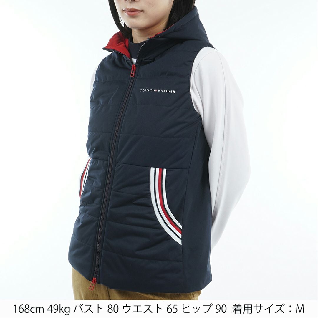 トミー ヒルフィガー ゴルフ Tommy Hilfiger Golf レディース レディース 中綿 キルトベスト THLA581 詳細8
