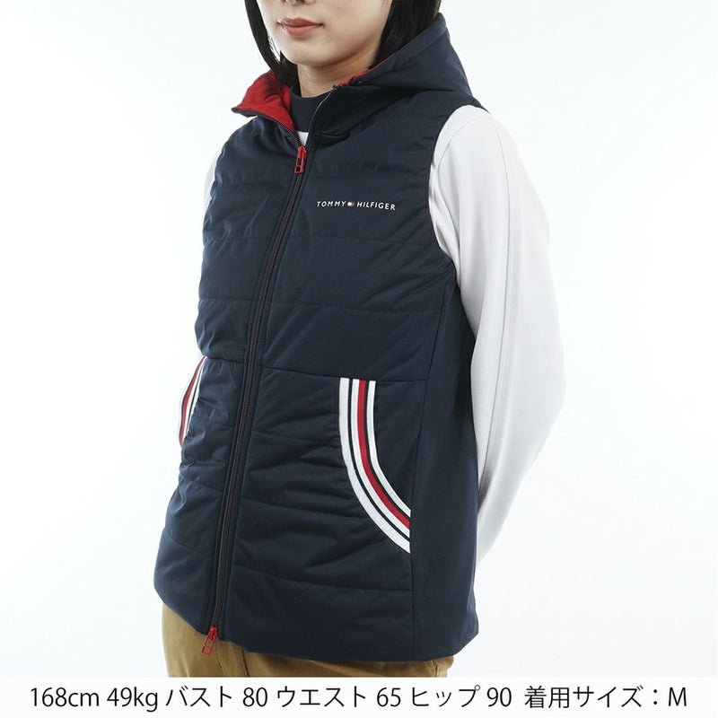 トミー ヒルフィガー ゴルフ Tommy Hilfiger Golf レディース レディース 中綿 キルトベスト THLA581 詳細8