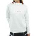 トミー ヒルフィガー ゴルフ Tommy Hilfiger Golf レディース レディース マシュマロタッチ ケーブル柄  ハイネックニット THLA582 詳細1