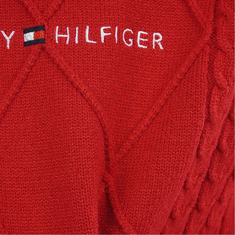 トミー ヒルフィガー ゴルフ Tommy Hilfiger Golf レディース レディース マシュマロタッチ ケーブル柄  ハイネックニット THLA582 詳細18